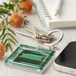 Emerald 3 key ring