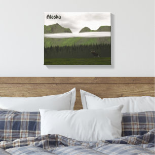 Emerald Alaska Canvas Print