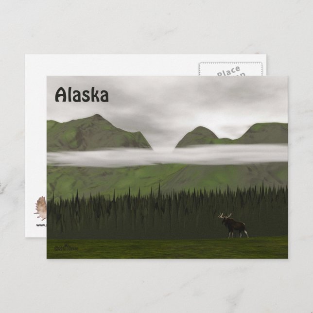 Emerald Alaska Postcard (Front/Back)