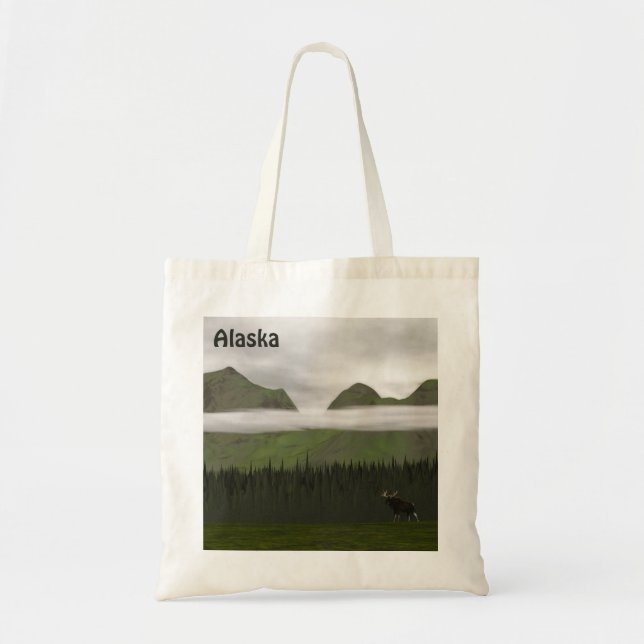 Emerald Alaska Tote Bag (Front)