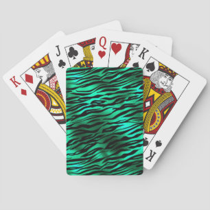 Emerald and Gold Safari Series Design 10 Playing Cards