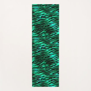 Emerald and Gold Safari Series Design 10 Yoga Mat