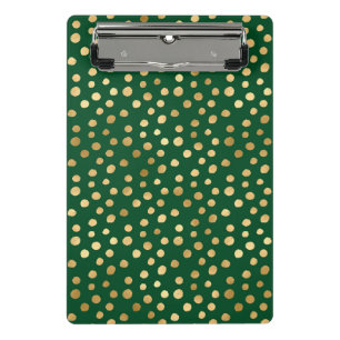 Emerald and Gold Safari Series Design 11 Mini Clipboard