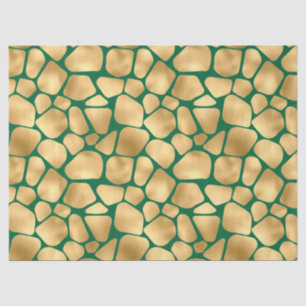 Emerald and Gold Safari Series Design 12 Tissue Paper