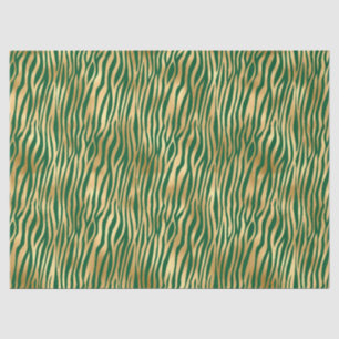 Emerald and Gold Safari Series Design 14 Tissue Paper