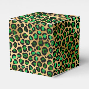 Emerald and Gold Safari Series Design 8 Favour Box