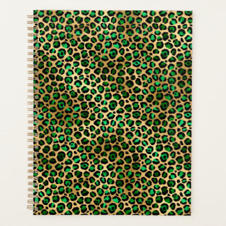 Emerald and Gold Safari Series Design 8 Planner