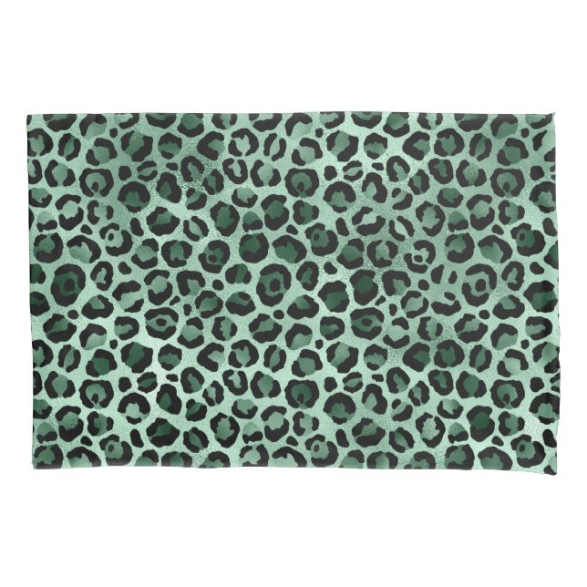 Emerald and Gold Safari Series Design 9 Pillowcase (Front)