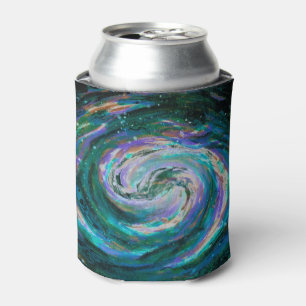 Emerald and Purple Galaxy Can Cooler