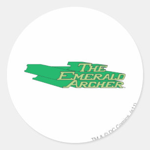 Emerald Archer Logo Classic Round Sticker