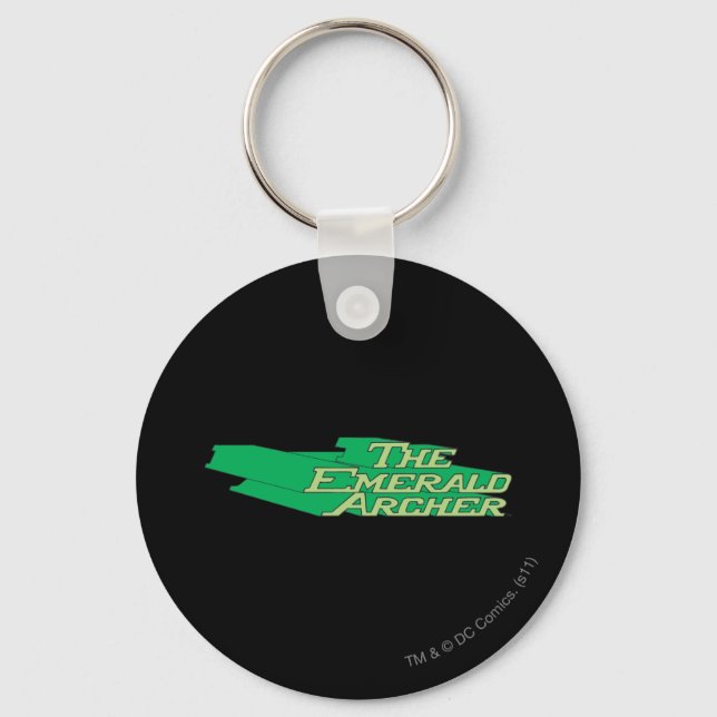 Emerald Archer Logo Key Ring (Front)