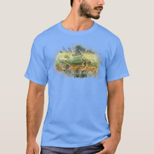 Emerald armoured catfish Brochis splendens T-Shirt