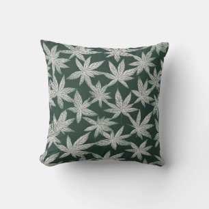 Emerald Asanoha: A Traditional Japanese Design Cushion