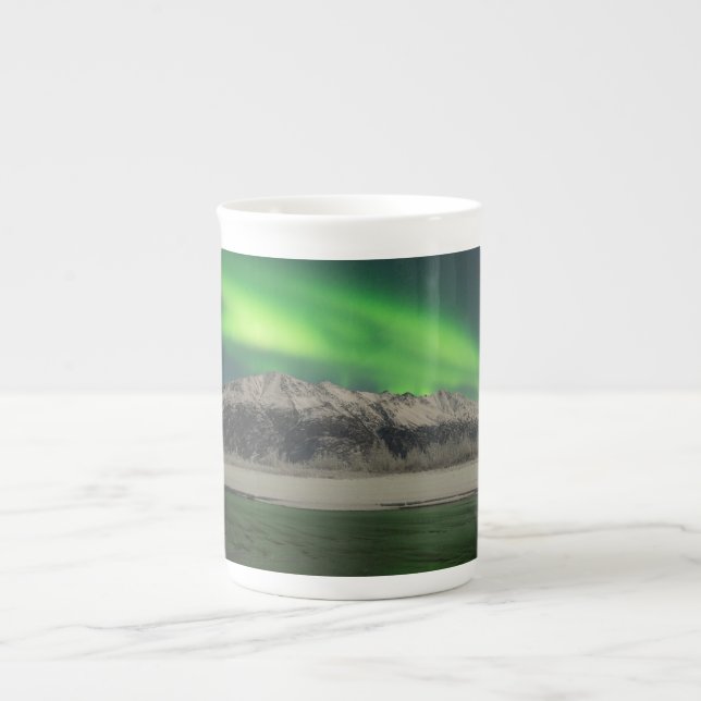 Emerald Aurora Bone China Mug (Front)