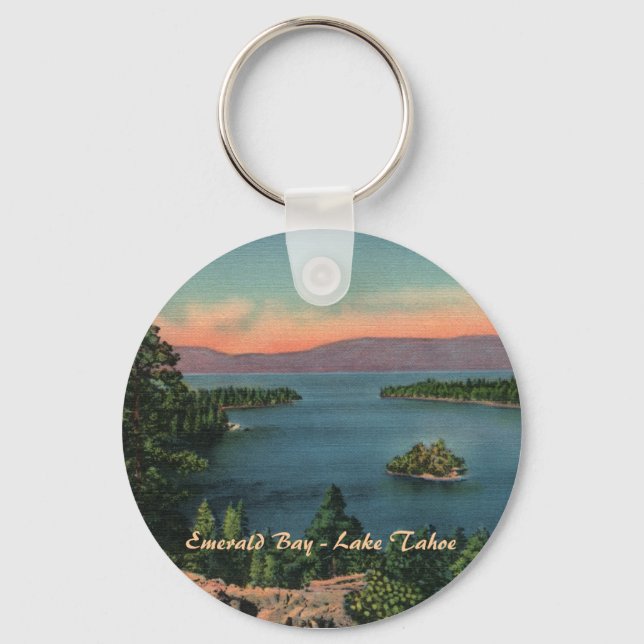 Emerald Bay - Lake Tahoe Keychain (Front)