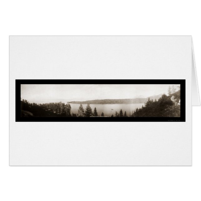 Emerald Bay Lake Tahoe Photo 1906 (Front Horizontal)
