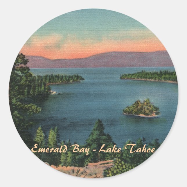 Emerald Bay - Lake Tahoe Stickers (Front)