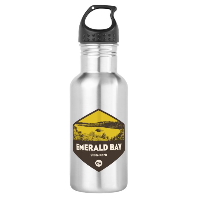 Emerald Bay State Park, California 532 Ml Water Bottle (Front)