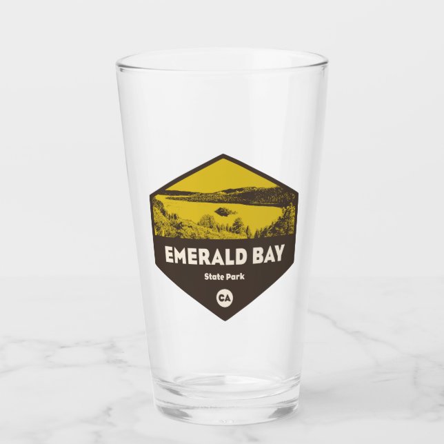Emerald Bay State Park, California Glass (Front)