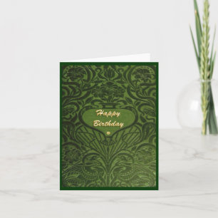 Emerald Beauty Happy Birthday Greeting Card