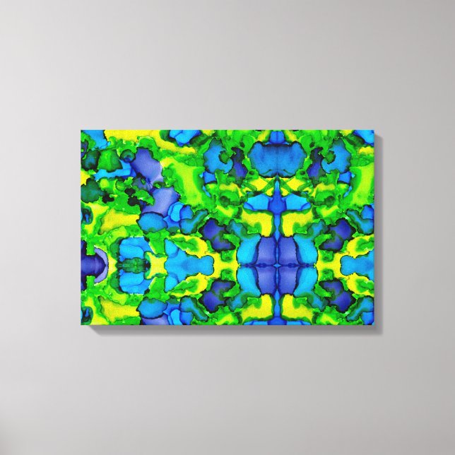 Emerald Bliss Canvas Print (Front)