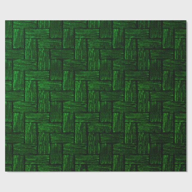 Emerald Block Wrapping Paper (Flat)