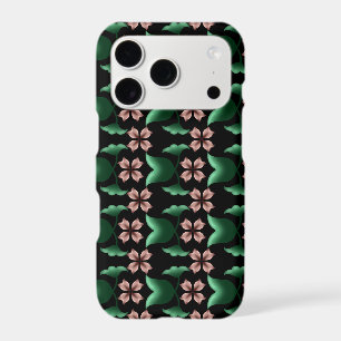 Emerald & Blush Botanical iPhone 17 Pro Case