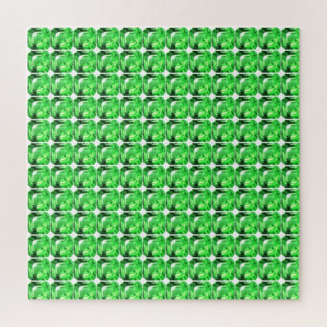 Emerald, Bright Green Jigsaw Puzzle (Vertical)