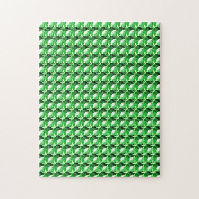 Emerald, Bright Green Jigsaw Puzzle (Vertical)