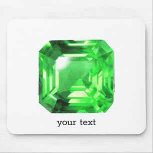 Emerald, Bright Green Mouse Mat