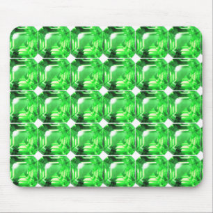 Emerald, Bright Green Mouse Mat