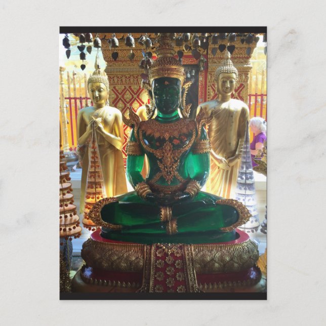 Emerald Buddha, Chiang Mai, Thailand Postcard (Front)