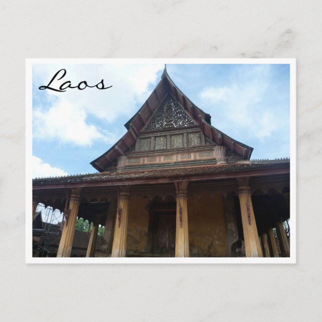 emerald buddha temple postcard (Front)