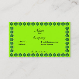 Emerald business card