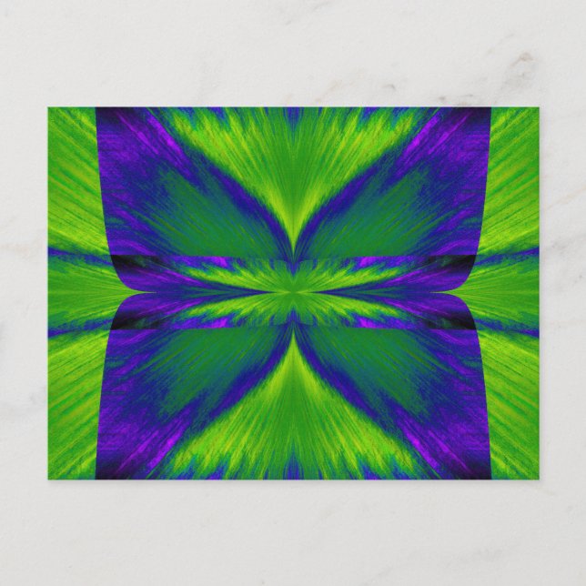 Emerald Butterfly Postcard (Front)