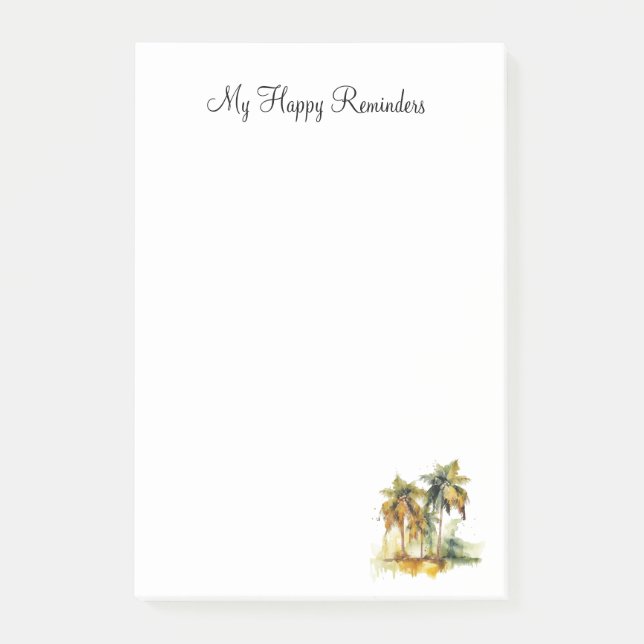 Emerald Canopy, custom Post-it Notes (Front)