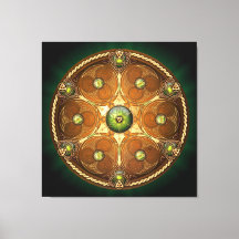 Emerald Celtic Chieftain's Shield