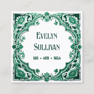 Emerald ceramic inspired business card