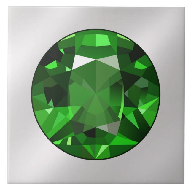 Emerald Ceramic Tile (Front)