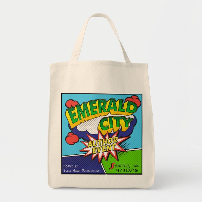 Emerald City Author Event Tote Bag (Front)