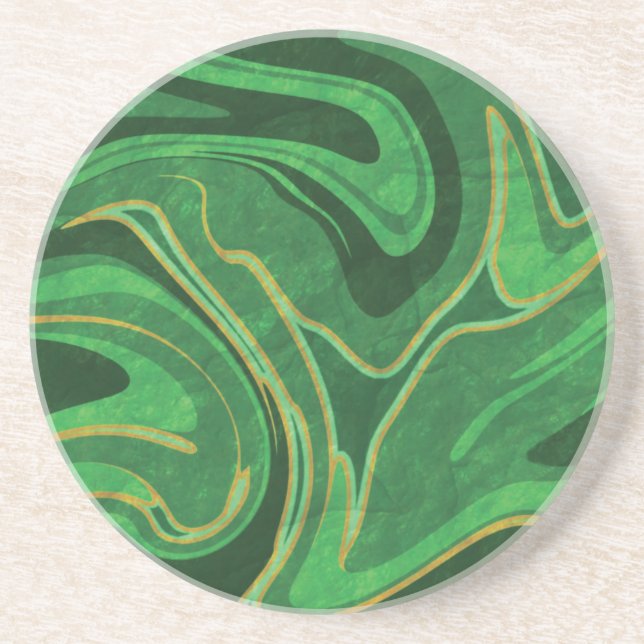 Emerald City Marble Coaster (Front)
