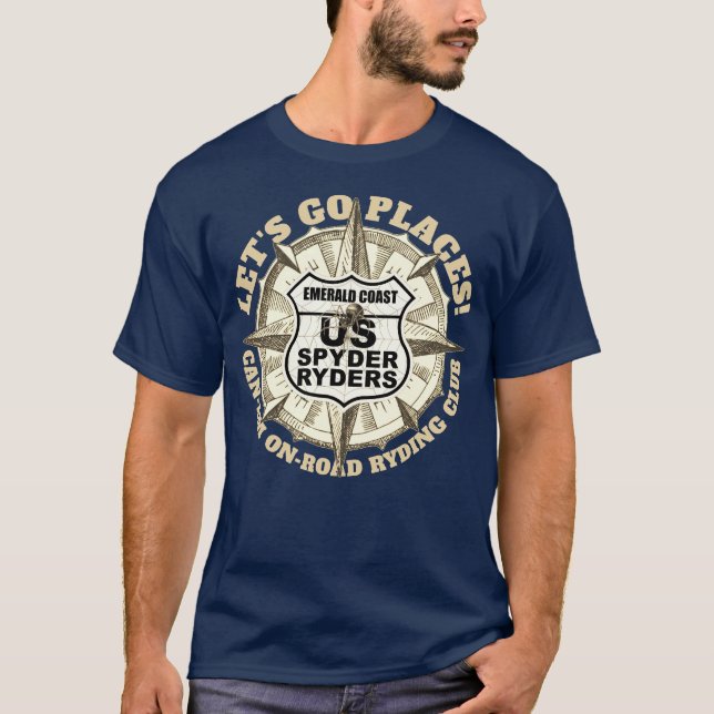 Emerald Coast Chapter - Let's Go Places! T-Shirt (Front)