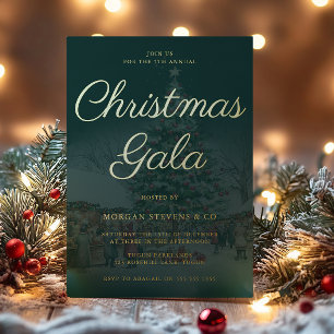 Emerald Corporate Christmas Gala Party Gold