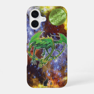 Emerald Cosmic Dragon Case-Mate iPhone Case