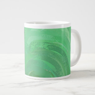 Emerald Cream Green Large Coffee Mug