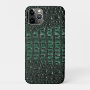 Emerald Crocodile Leather Luxury Exotic Skin iPhone 11 Pro Case