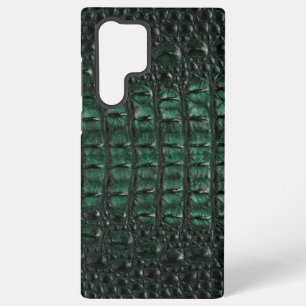 Emerald Crocodile Leather Luxury Exotic Skin Samsung Galaxy Case
