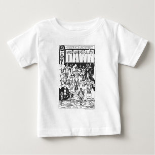 Emerald Dawn Cover, Black and White Baby T-Shirt