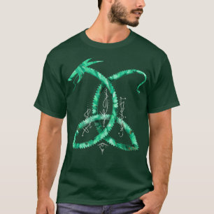 Emerald Dragon Codes white script T-Shirt