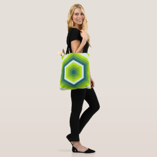 Emerald Echoes Tote Bag